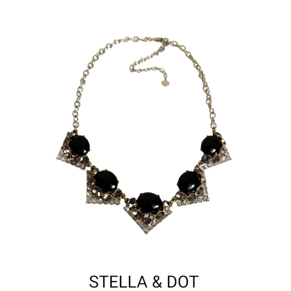 Stella & Dot Statement Art Deco Necklace - Picture 4 of 15